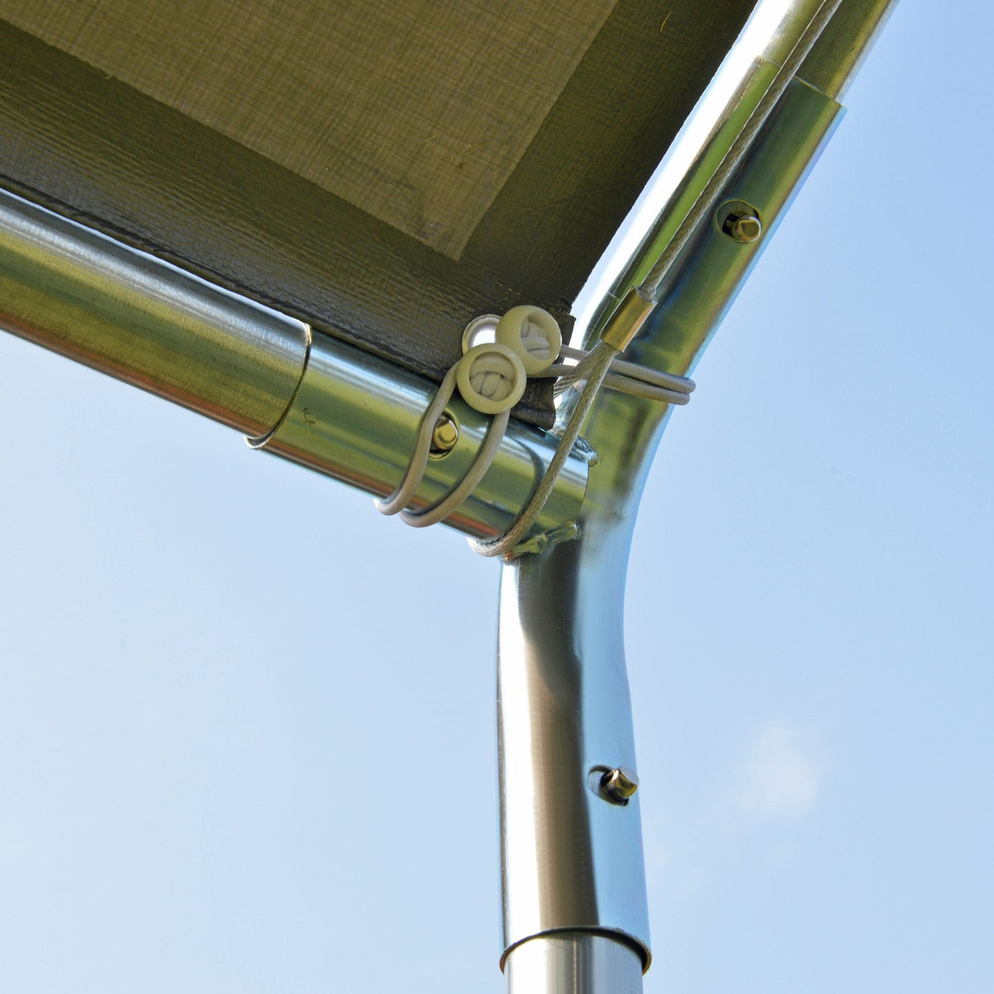10' x 20' Carport Heavy Duty Galvanized Car Canopy with Included Anchor Kit, 3 Reinforced Steel Cables, Grey