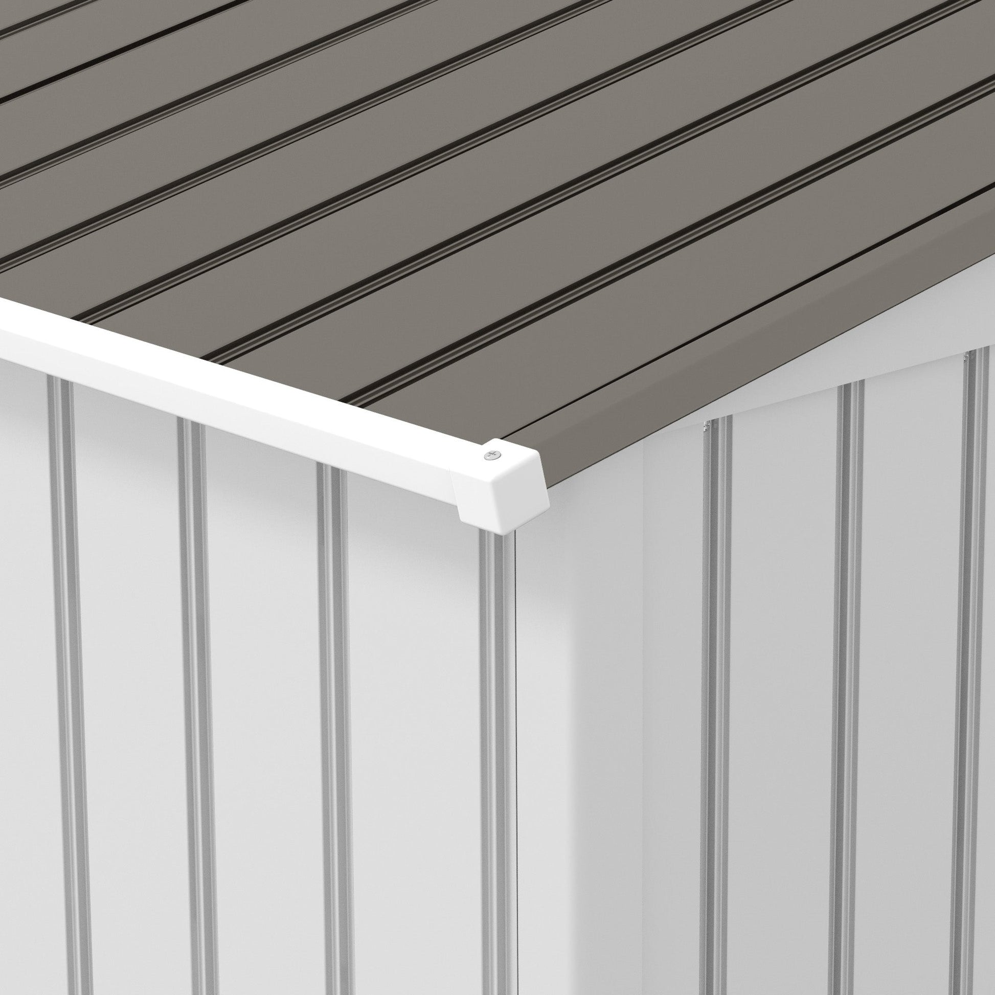 9' x 6' Garden Storage Shed with Foundation Kit, Metal Tool Storage House with Double Doors for Outdoor Patio Yard, Silver
